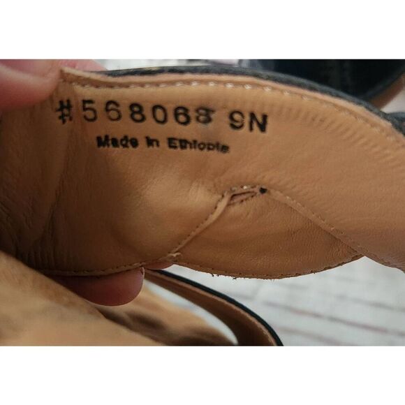 Walking Cradles Slid One Two Strap Heeled Sandal Size 9N - Picture 7 of 7